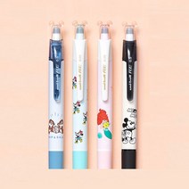 유니볼 RE 디즈니한정판 지워지는 볼펜 URN-200D, 0.5mm 칩앤데일