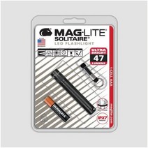 맥라이트 미니 LED 후레쉬 솔리테어 압착 랜턴 K3A Solitaire 후레쉬, 1개