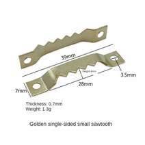 골드 실버 블랙 톱니 액자 행어 걸이식 사진 유화 거울 톱 톱니 나사 포함 30 개, 금