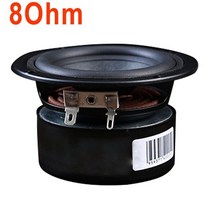 홈시어터 시스템 3 인치 전체 범위 스피커 5-45w 오디오 휴대용 스피커 4ohm 8ohm hifi 음악 스피커 diy 홈 시어터 1pc, 8옴-1pc