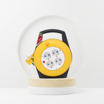 러그박스 슬림 전기릴선 4구 7M 1.0SQ (옐로우) 이지콕 플러그, 1개