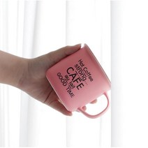 알파카 피규어 귀여운 유리 머그컵 카페머그컵 답례품머그컵 돌잔치선물 컵디자인, 화이트