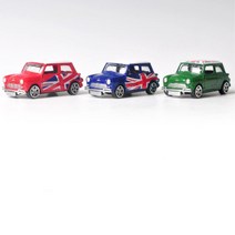 미니어처 클래식 영국 미니쿠퍼 3컬러 세트 올드카 미니어쳐장난감 미니어처소품 미니카