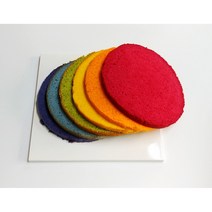 레인보우 케익만들기(2호 케이크만들기 레인보우시트 케익시트 레인보우케이크), 아이스박스