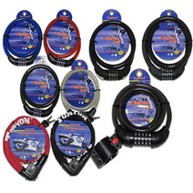 정스포츠 자전거열쇠 번호키 장금장치 손수레 자물쇠 오토바이, 02.번호키 자물쇠 12mm(TY566)