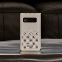 미닉스 미니 빔프로젝터 가정용 캠핑용 휴대용(크림베이지), MNBP-400G