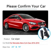 자동차 와이퍼 블레이드 메르세데스 벤츠 CLA C117 윈드 스크린 액세서리 CLA180 CLA200 AMG