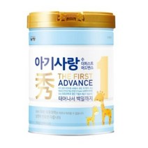 아기사랑수 더퍼스트 어드밴스 분유 1단계, 750g, 12캔