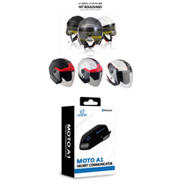 MT볼레바드 헬멧 MOTO A1 블루투스 세트 패키지, 9.디그리화이트