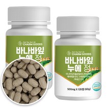 바나바잎 누에 추출 분말 정 HACCP인증 120정 2병
