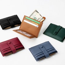여자 카드지갑 학생 여친 여대생 엄마 생일 기념일 선물 천연 가죽 심플 작은 소형 지갑