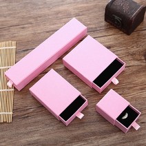 쥬얼리 선물포장 상자 귀걸이 목걸이 반지 악세사리 케이스, 핑크:9x9x3(1개가격)