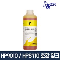 잉크테크 HP 오피스젯 프로 9010 8710 8610 8210 8100 7740 7720 7110 대용량 1L 무한 잉크, 1병, H8950D 노란색 염료(DYE) 1L