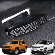자동차 윈도우 셔터 엑세서리 필터 2x for jeep renegade compass 2015-2022 앞좌석 발밑 공간 ac 공기 덕트 벤트 커버 그릴 콘센트 2017
