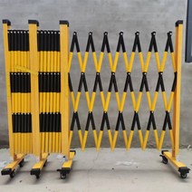 자바라 대문 바리케이트 바리게이트 이동식 안전 휀스 차단기 공장 학교 학원 5M 10M, 1.2X10M-레드화이트, 1개