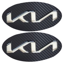 카니발엠블럼 1세트(앞+뒤), 카본실버, 올뉴카니발