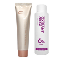 에비뉴쉬에뜨 앱솔루트 컬러링 크림 염색제 120g + 산화제 100ml, 자연은회색, 7세트
