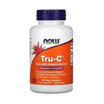 NOW Foods 나우푸드 Tru-C 60정 트루씨 비타민씨 비타민C 아세로라 Vitamin
