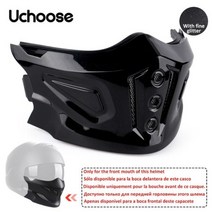 2022 새로운 레트로 헬멧 분리형 다목적 조합 헬멧 오토바이 기관차 개성 하프 프레데터 헬멧, L, Q