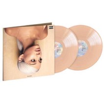 아리아나 그란데 Sweetener 리미티드 에디션 피치 컬러 바이닐 LP 2장, 기본