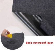 합성 데크 목재 합판 원목 방부목빨수있는 차고 바닥 매트 Anti-Slip 펠트 자동차 크롤 러 러그 방수 오일, 한개옵션0