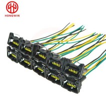 3pin 범용 크랭크 샤프트 캠축 위치 센서 플러그 커넥터 하네스 현대 기아 쌍용 vauxhall opel chevrolet, 10PCS
