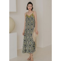 뷔스티에 나시 롱 원피스 고급 보헤이만 브이넥 오프숄더 a라인 여름 휴양지 바캉스 비치룩