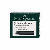 파버카스텔 만년필 리필 카트리지 6개입 흑색 18507, 단품, 단품