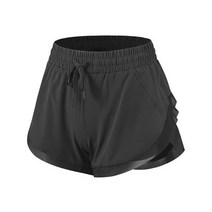 테니스바지 복장 남자 여자 드라이 퀵 메쉬 패치 워크 여성용 하이 웨이스트 운동 피트니스 배구 반바지 느슨한 2 in 1 러닝 더블 레이어 테니스 반바지