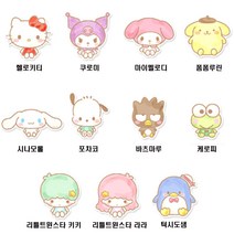 산리오 베이비 아크릴톡 그립톡 스마트톡 핸드폰 거치대, 턱시도샘