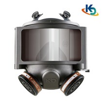 도장마스크 김서림방지 안면보호 도장용 직결식 전면형 마스크 경도 KD550, 1개