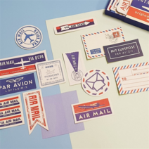 주식회사 셀러프렌드 빈티지 라벨 스티커 비행기 (8683181)