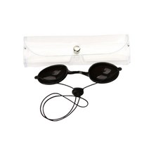 LED 레이저 태닝 눈가리개 보호 안경 고글 안대, 핑크