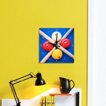 [천삼백케이] [꾸밈] pc425-당구장(사각형)인테리어벽시계, 이미지5