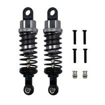 RC카 부품 Wltoys A959 금속 충격 흡수 댐퍼 A959-B A949 A969 A979 K929 1/18 RC 자동차 업그레이드 액세서리, [18] 2pcs Grey
