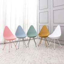 펜코 물방울 인테리어 드랍 체어, 펜코 민트그린, 펜코 민트그린, 1개