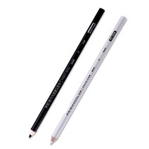 유성색연필 수채화색연필 1/2pcs Prismacolor 컬러 연필 블랙 화이트 전문 하이라이트 스케치 흑연 드로잉 블렌딩, [02] 1black