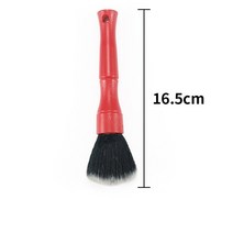 Car Detailing Brush Auto Wash Accessories Tools Kit Vehicle Interior Factory Air Supplies, 01 RED S