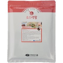 [두원식품] 해물 칼국수 스프, 1Ea, 1kg