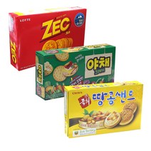 히트예감 구성3개1세트(제크+야채크래커+국희땅콩샌드)