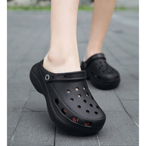 블루하트 4CM 키높이 여성 여름 쿠션 샌들 슬리퍼 아쿠아