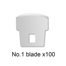 전동발각질제거기 발뒤꿈치 발 전문 페디큐어 도구 내성 손톱 커터 족부 각질 제거기 일회용 교체 가능 블레이드, 12.100pcs No.1 blades