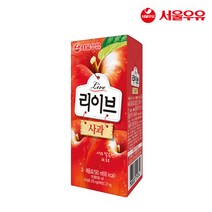 서울우유 리이브 190mlx12팩 사과 포도 제주감귤 아기주스, 12팩, 사과12팩
