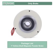 얇은 마그네틱 파우더 브레이크 장력 컨트롤러 키트 중공 샤프트 풀기 1500rpm 3 6 12 25 50 100Nm 0310kg DC24V 백 머신, 1.Only Brake  3Nm 03KG