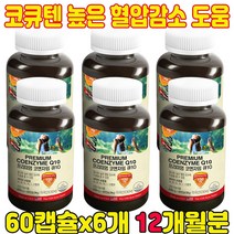 활력 넘치는 생활의 시작 코앤자임 혈압에좋은음식 혈당관리복합식품 혈압건강식품 부모님 엄마 아빠 아버지 할머니 할아버지 어르신 영양제 60캡슐/6개/12개월분