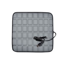 5V 가열 자동차 좌석 쿠션 커버 좌석 히터 따뜻한 겨울 쿠션 Cardriver 가열 좌석 쿠션 USB 충전 소파 따뜻한 매트, 회색, 보여진 바와 같이