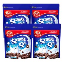 동서식품 포스트 오레오 오즈 850g 4봉지 대용량 시리얼 한박스, 단품