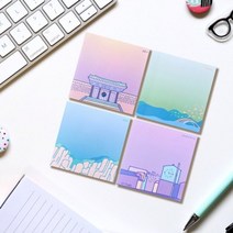 0.7M 광주여행 굿즈 디자인 메모지 시리즈, 1. 포충사 떡메모지