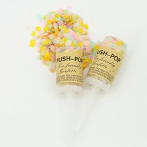 파티지엥 콘페티 컨페티 종이 결혼식 꽃가루 조화 장미 꽃잎, (팝)1.파스텔팝-25g