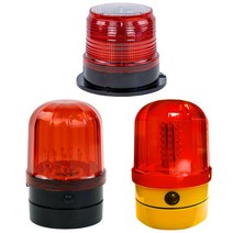 완성기업 LED 쏠라 경광등 회전 점멸경광등 자석식 안전경고등 안전용품, (보급형)점멸경광등 100파이